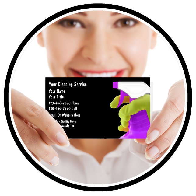 Hausreinigung Visitenkarten Visitenkarte (Von Creator hochgeladen)