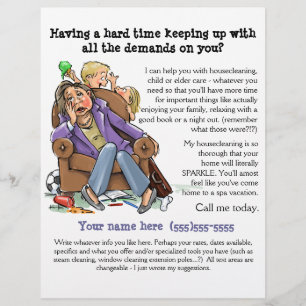 Hausreinigungsflyer (vollständig anpassbar) flyer