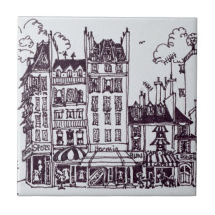 Haussmann-Architektur  Rue de Sevres Fliese