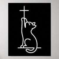 Haust Katzen lieben Jesus Sei glücklich Katze