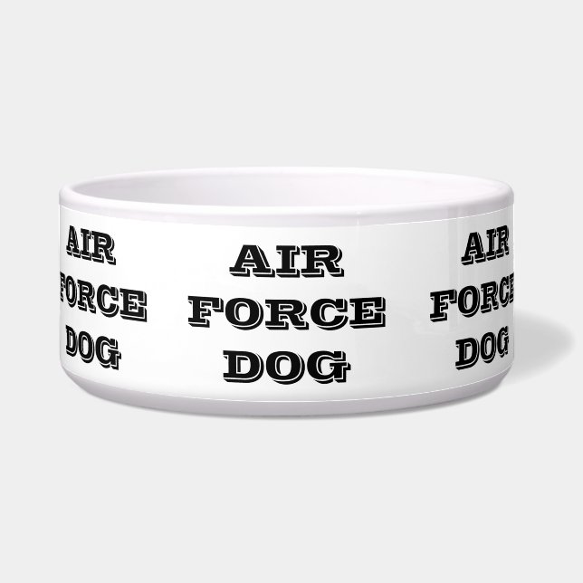 Haustier Bowl Air Force Hund Napf (Vorderseite)