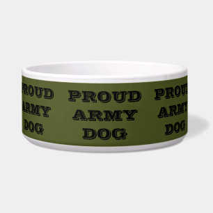 Haustier Bowl Proud Army Hund Napf