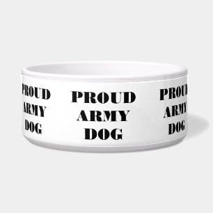 Haustier Bowl Proud Army Hund Napf