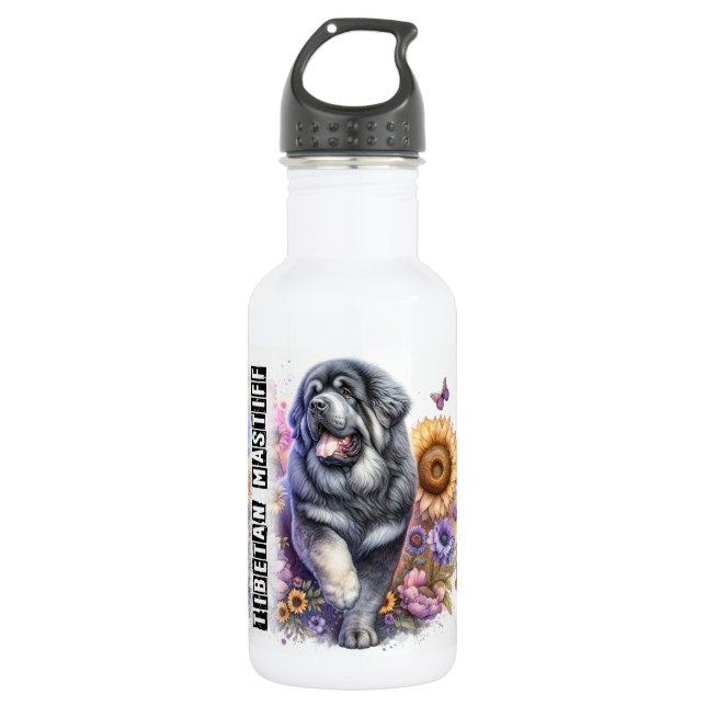 Haustier Edelstahlflasche (Vorderseite)