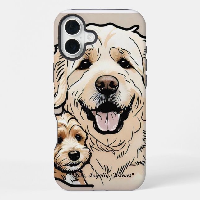 "Haustier-Elternschaft" iPhone Hülle (Rückseite)