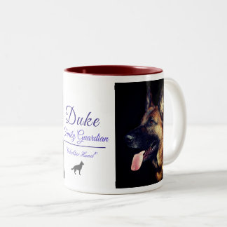 Haustier-Erinnerungsgeschenk-Kaffee-Tasse Zweifarbige Tasse