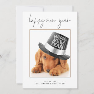 Haustier-Foto Frohes Neues Jahr 2026 Kalender Feiertagskarte