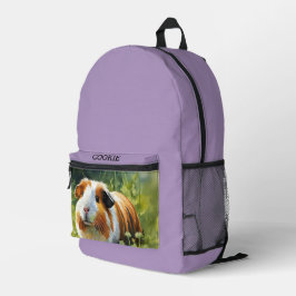 Haustier Foto Niedlich Lilac Bedruckter Rucksack