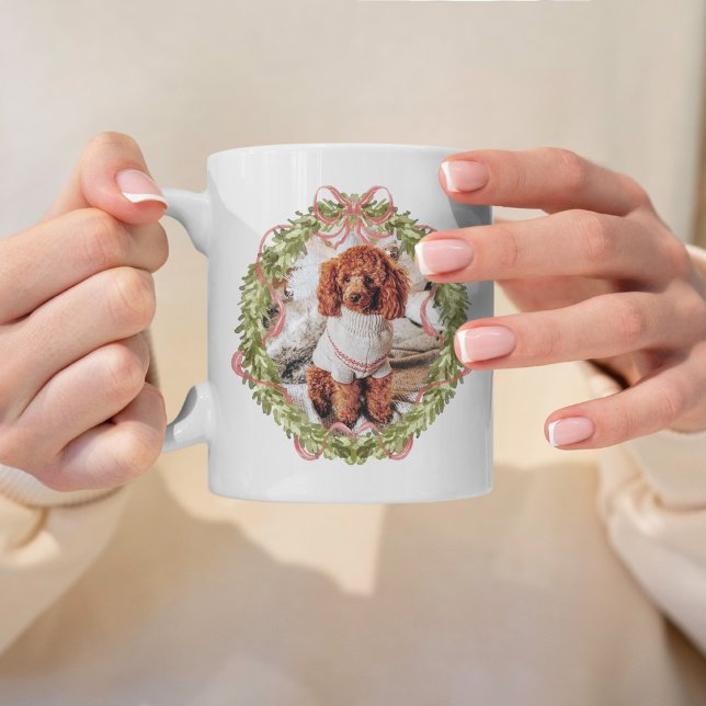 Haustier Foto Personalisiert Hund Lover Weihnachts Kaffeetasse (Von Creator hochgeladen)