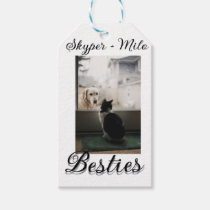 Haustier Freunde beste Freunde Name Haustier Foto Geschenkanhänger
