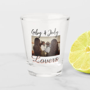 Haustier Freunde beste Freunde Name hinzufügen Hau Schnapsglas