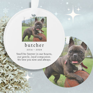 Haustier-Gedenkfoto Acryl Ornament