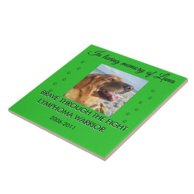 Haustier-Gedenkstätte 1 Foto - Tapfer durch den Ka Fliese (Seite)