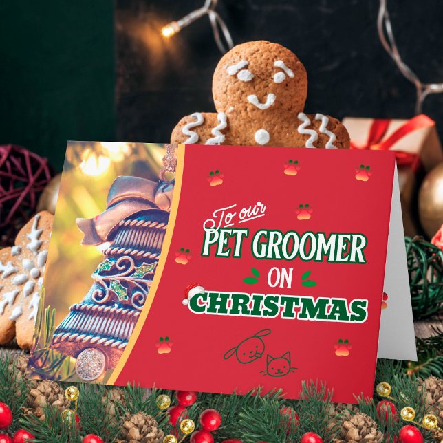 Haustier Groomer - Weihnachtszeit Katze und Hund U Karte (Von Creator hochgeladen)
