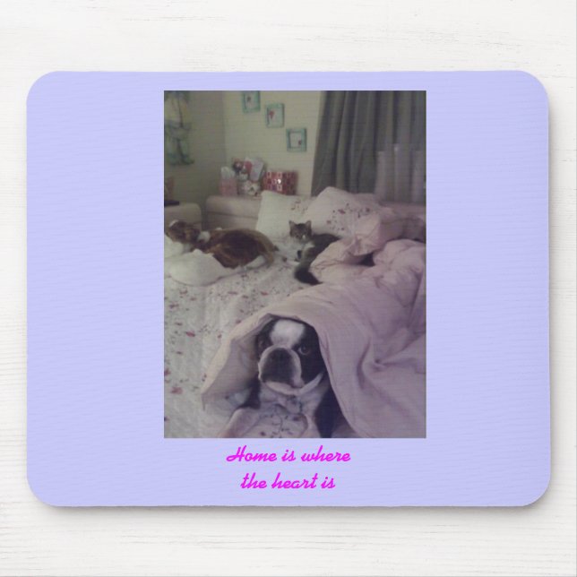 Haustier-Himmel Mousepad (Vorne)