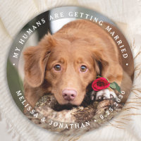 Haustier Hochzeit Personalisierter Hund Foto Verlo