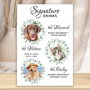 Haustier Hochzeitshund Bar 3 Foto Unterschrift Get Poster