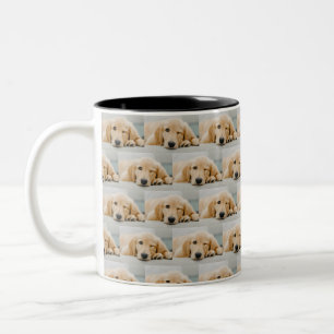 Haustier Hund, anpassbar Zweifarbige Tasse