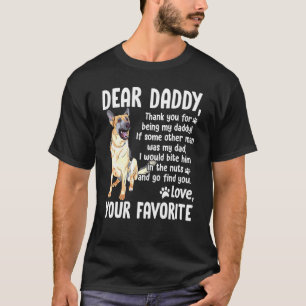 Haustier Hund Deutscher Schäferhund Vatertag T-Shirt