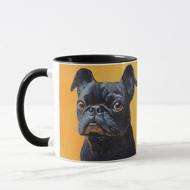 Haustier Hund Elegantes modernes Foto Personalisie Tasse (Links)