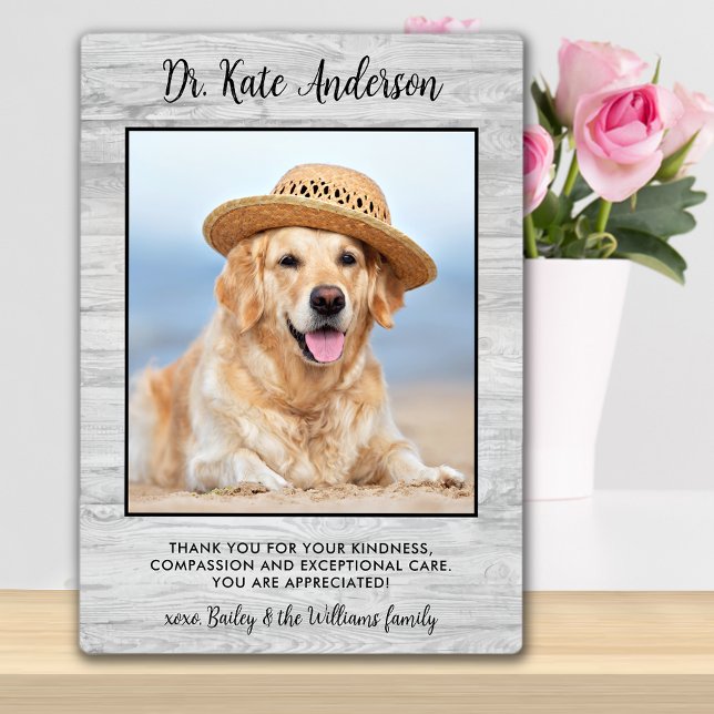 Haustier Hund Foto Personalisiert Veterinärmedizin Fotoplatte (Von Creator hochgeladen)