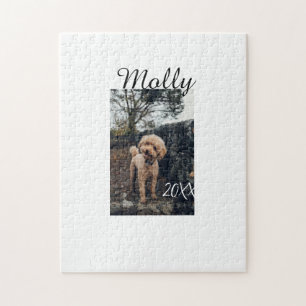 Haustier Hund Katze Tier Geburtstagsfoto modern Ja Puzzle