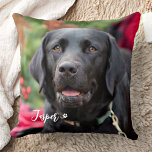 Haustier Hund Lover Einfach Personalisiert 2 Foto Kissen<br><div class="desc">Alles sieht mit dem Bild Ihres Tieres besser aus! Verbringen Sie Spaß und Stil in jedem Zimmer mit Ihrem Haustier Foto Kissen. Fügen Sie Ihr Lieblings-Foto zu diesem weichen Kissen und passen Sie mit dem Namen Ihres Haustieres. Ein einzigartiges Geschenk für sich, Familie oder Freunde ! Entworfen, um allen, die...</div>
