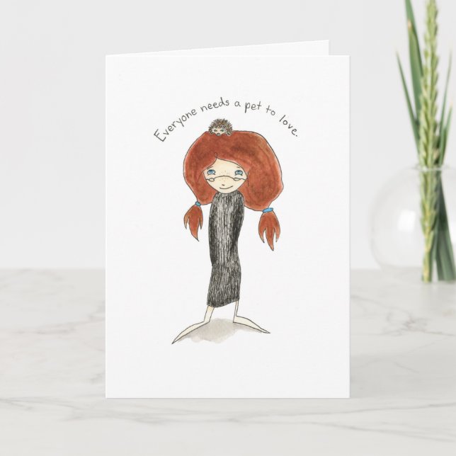 Haustier-Karte Karte (Vorderseite)