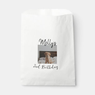 Haustier Katze Geburtstag Foto modern Geschenktütchen