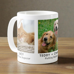 Haustier Katze Hund 3 Foto Kaffeetasse