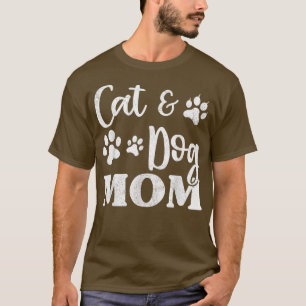 Haustier Katze Hund Mama , Muttertag Für Frauen T-Shirt