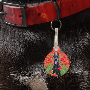 Haustier Katze-ID Lost Foto Personalisierter Text Haustiermarke