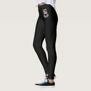 Haustier-Katzenliebhaber Schwarzl Vintage Weiß Maß Leggings