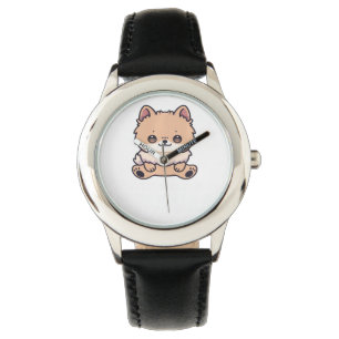 Haustier Kind Geburtstagsgeschenk aufpassen Armbanduhr