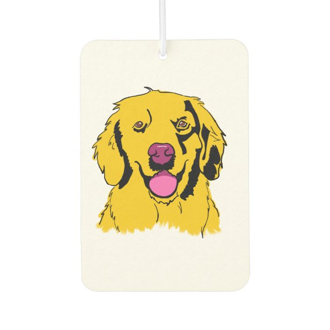 Haustier Labrador Hund Auto Air Freshener Autolufterfrischer (Vorderseite)