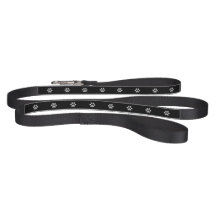 Haustier-Leine-lt Silver Bling Paw Prints