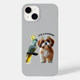 Haustier Lover von Shih Tzu Dog und Cockatoo Bird  Case-Mate iPhone 14 Hülle