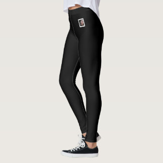 Haustier-Mama-Foto-Text Süße Weiße und Schwarze Pe Leggings