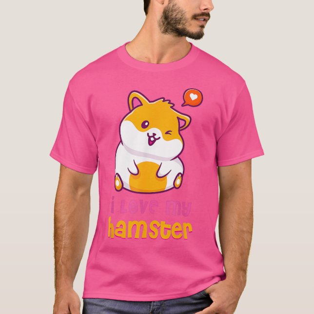 Haustier-Mama Tiergeschenk-Hamster T-Shirt (Vorderseite)