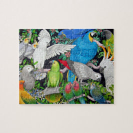 Haustier-Papageien des Weltpuzzlespiels Puzzle
