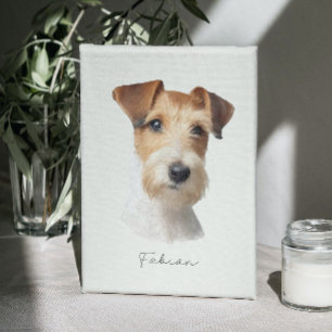 Haustier-Portrait Custom Dog Wall Art Memorial Poster