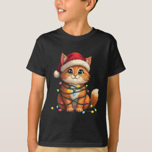 Haustier Ragdoll Katze Lover Weihnachtsmannmütze W T-Shirt