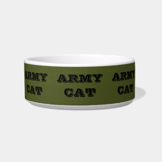 Haustier-Schüssel-Armee-Katze Napf