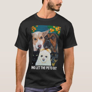 Haustier-Selfie-Malerei von Alfred Fox T-Shirt