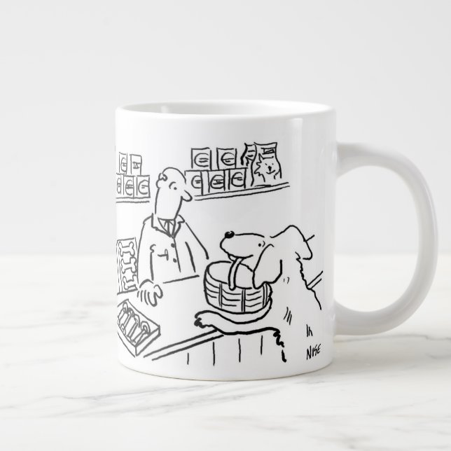Haustier-Shop-Hundshandel Jumbo-Tasse (Rechts)