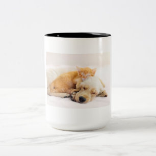 Haustier-Tasse Zweifarbige Tasse