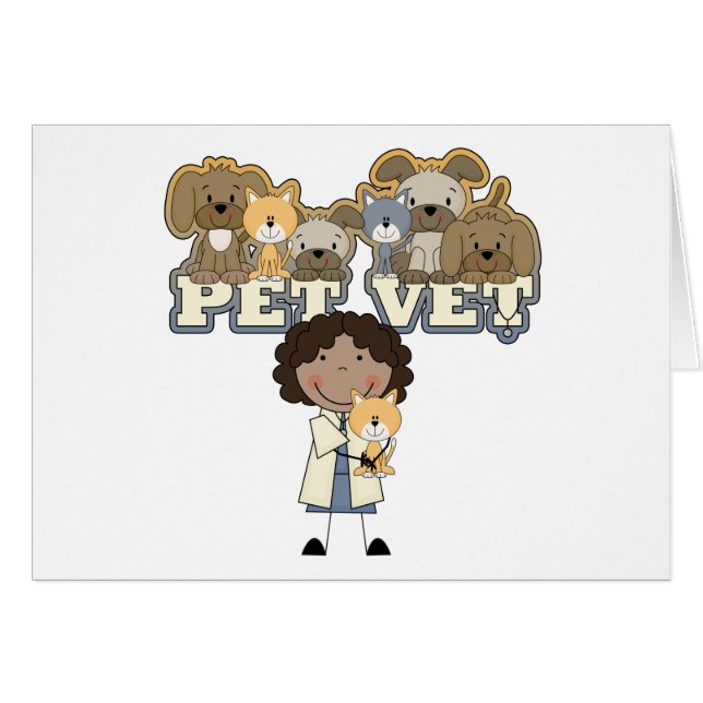 Haustier-Tierarzt OM weibliche T-Shirts und (Vorderseite (Horizontal))