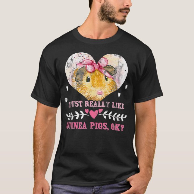 Haustier Tierbesitzer Guinea Schwein _1 T-Shirt (Vorderseite)