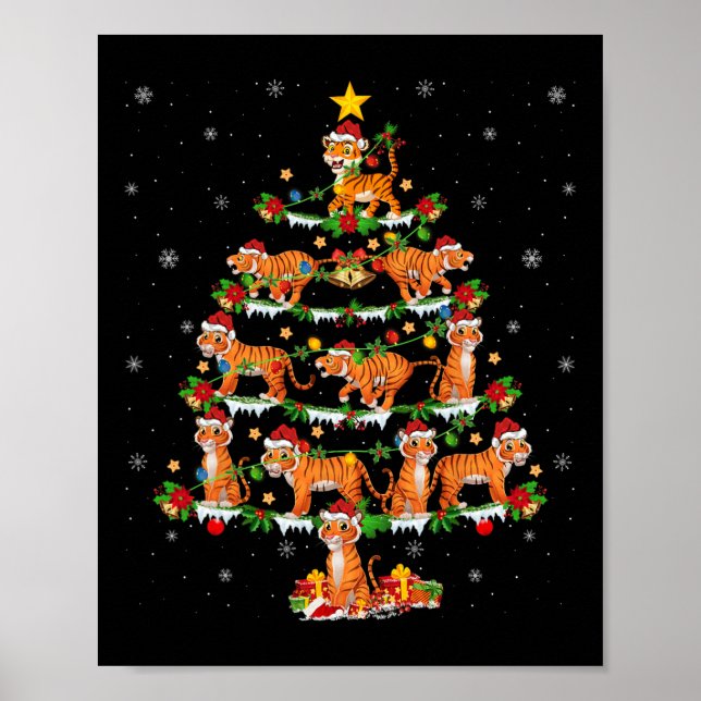 Haustier Weihnachten Weihnachten Weihnachtsbaum We Poster (Vorne)