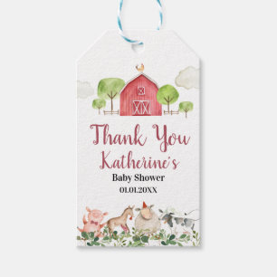 Haustiere Barnyard Vielen Dank Geschenkanhänger